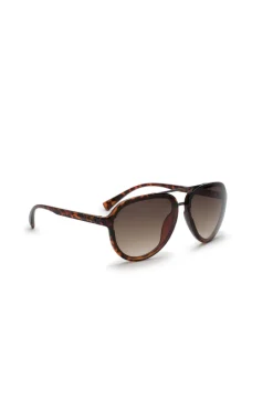 Aviator Sunglasses With Dark Tortoise Frame - B0011STOR