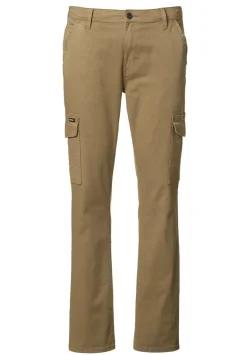 Cargo Joe Men's Straight Leg Pants in Dark Beige - BM22929