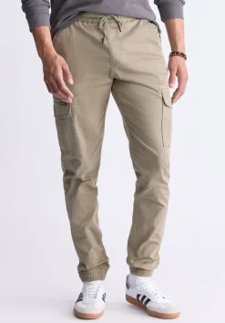 Cargo Tom Men's Jogger Pants in Olive Green - BM22930