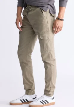 Cargo Tom Men's Jogger Pants in Olive Green - BM22930