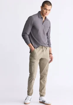 Cargo Tom Men's Jogger Pants in Olive Green - BM22930