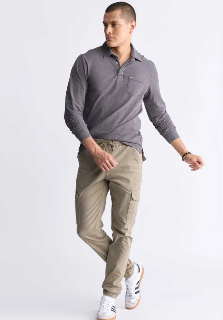 Cargo Tom Men's Jogger Pants in Olive Green - BM22930