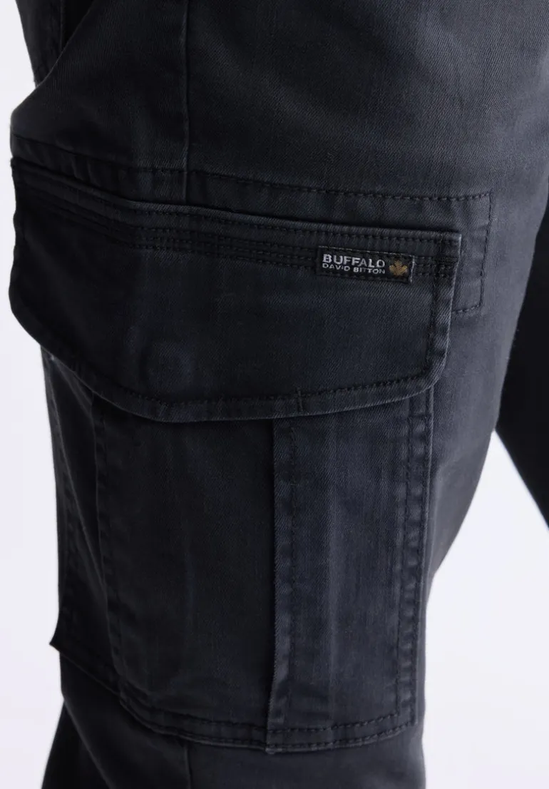 Cargo Tom Men's Jogger Pants in Black - BM22930