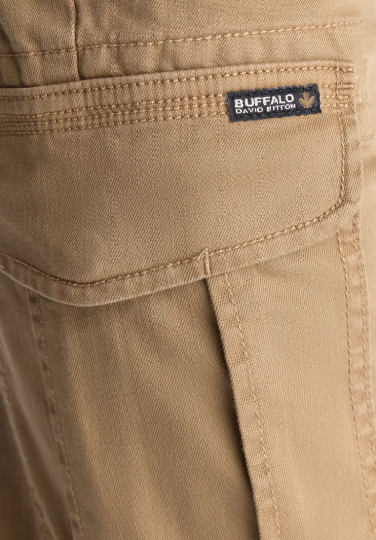 Cargo Tom Men's Jogger Pants in Dark Beige - BM22930