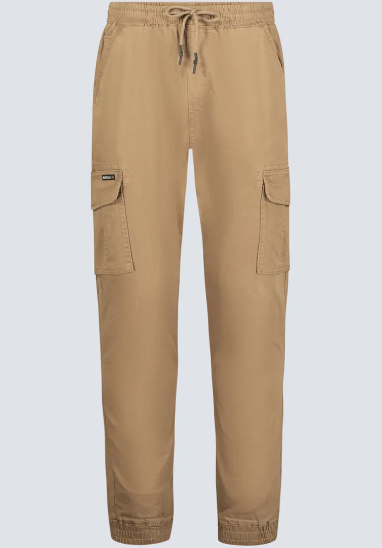 Cargo Tom Men's Jogger Pants in Dark Beige - BM22930