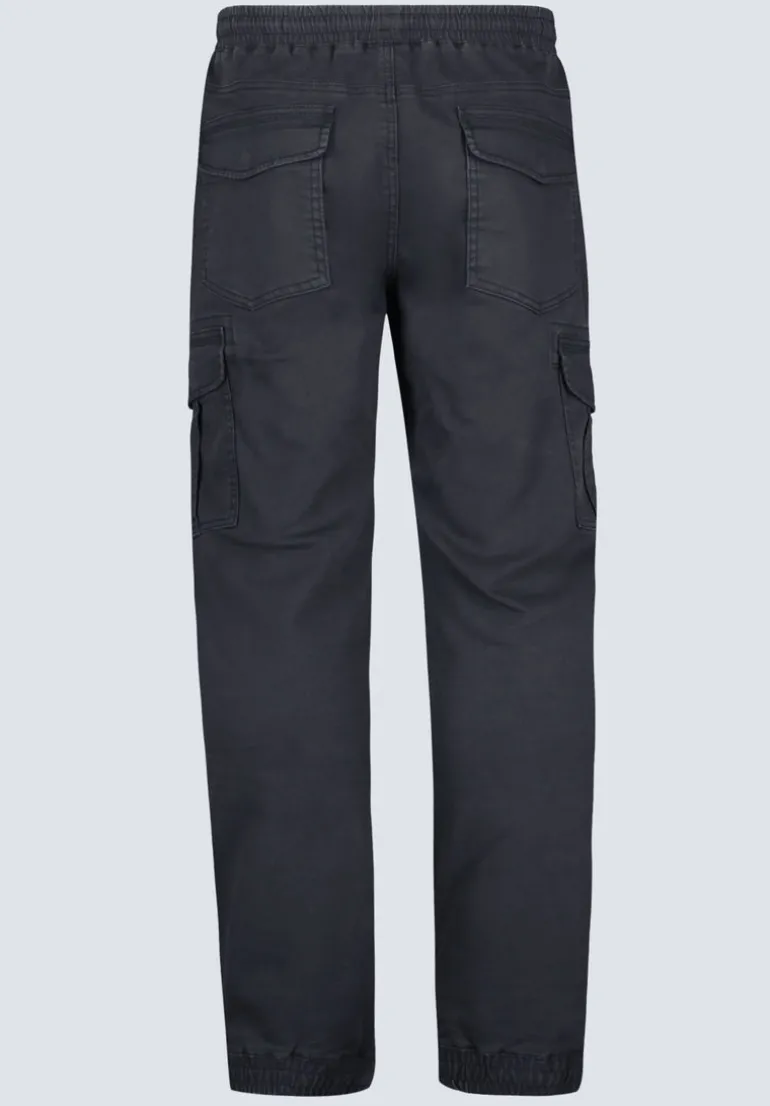 Cargo Tom Men's Jogger Pants in Black - BM22930