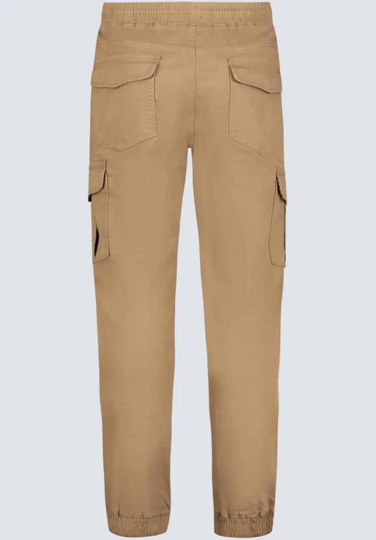 Cargo Tom Men's Jogger Pants in Dark Beige - BM22930