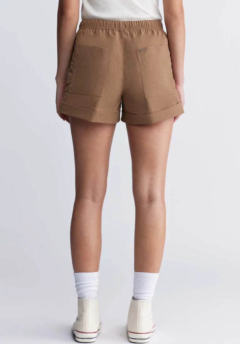 Casiane Women’s drawstring Shorts, Vintage Caramel - WB0004P