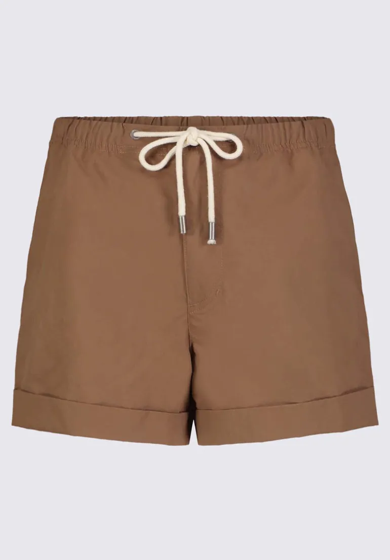 Casiane Women’s drawstring Shorts, Vintage Caramel - WB0004P