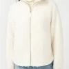 Caterina Women's Full Zip Sherpa Jacket, Marled Oatmeal - JK0015F