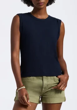 Elayne Women’s Sleeveless Top, Navy - KT0191P