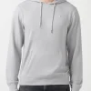 Farman Men’s Lightweight Hooded Sweatshirt, Light Grey - BM24171
