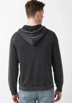 Farman Men’s Lightweight Hooded Sweatshirt, Black- BM24171