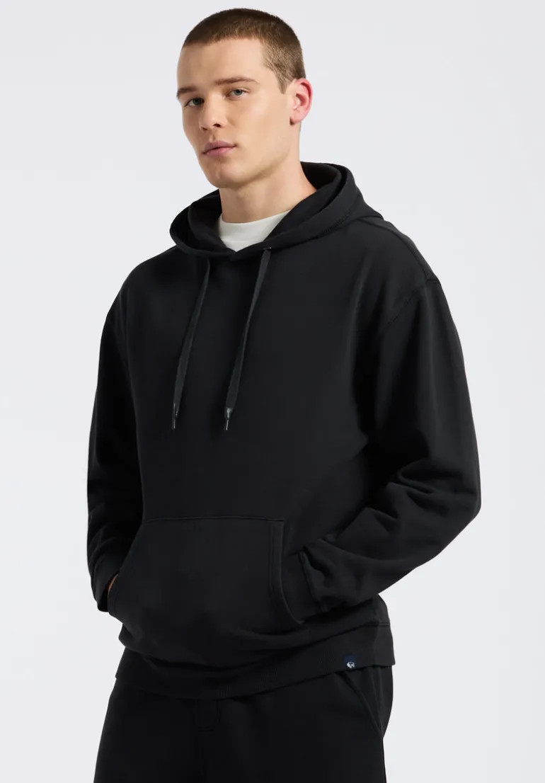 Finley Men's Relaxed Pullover Hoodie, Black - BM24534
