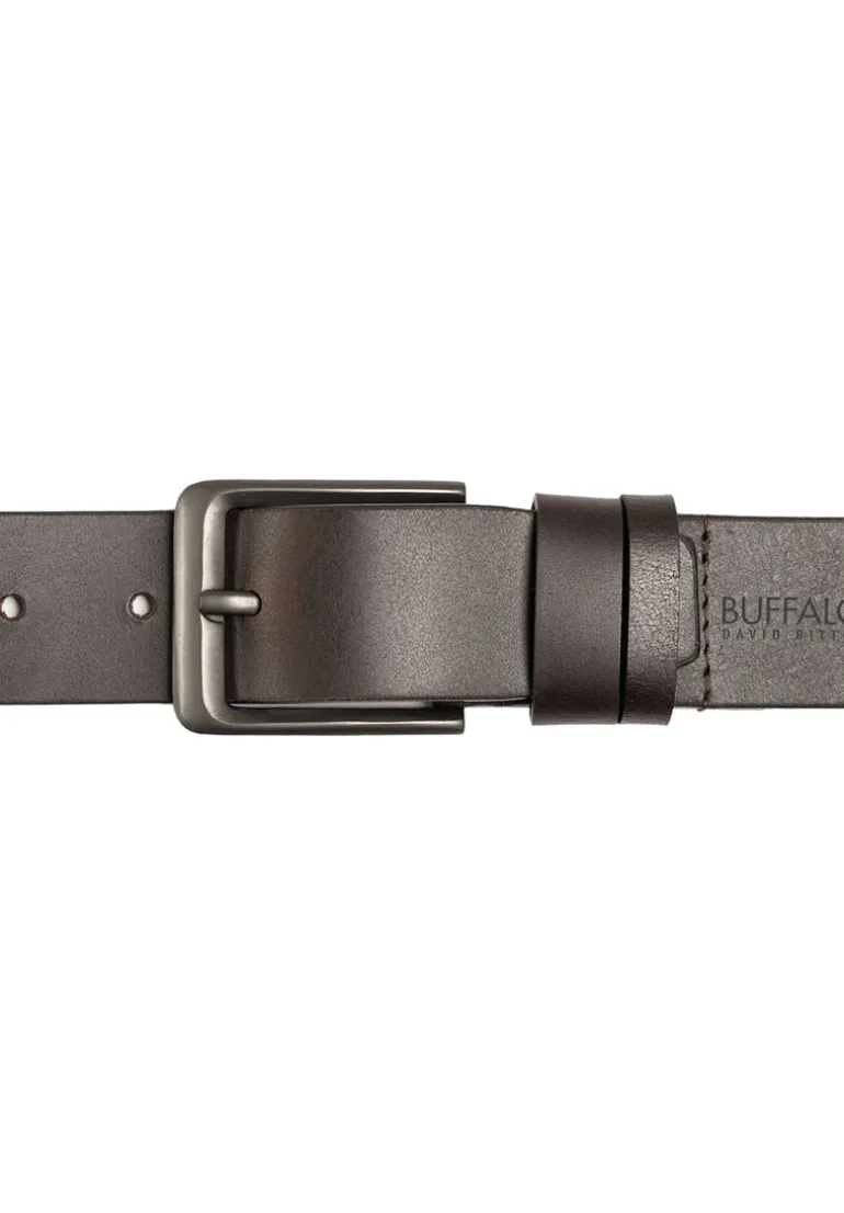 Full Grain Brown Buffalo Leather Belt - BB1003C13