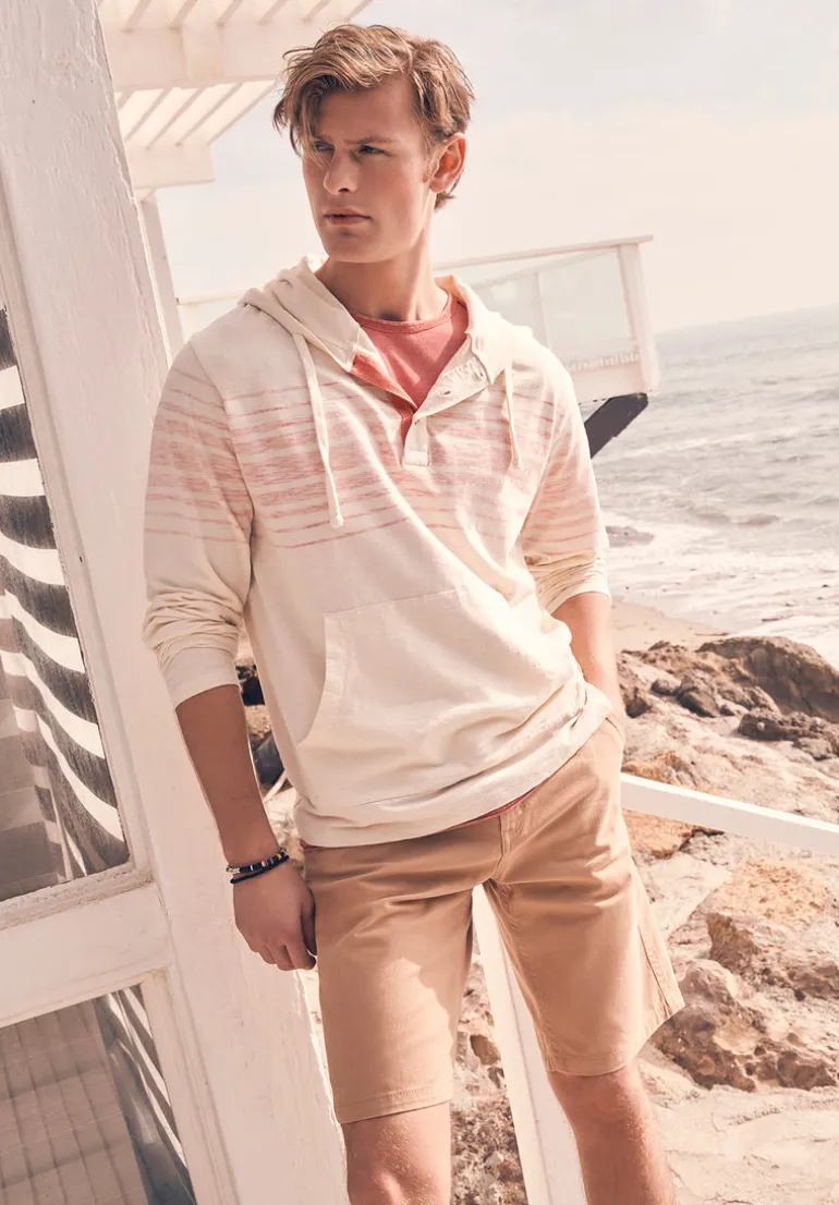 Hadrian Men's Flat Front Shorts, Tan - BM24266