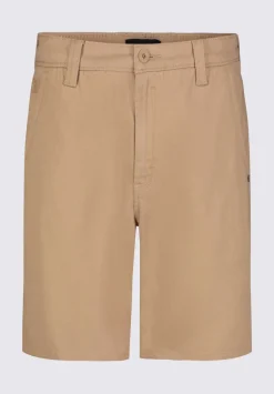 Hadrian Men's Flat Front Shorts, Tan - BM24266