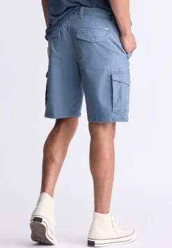 Hiero Men's Cargo Shorts, Mirage Blue - BM24503