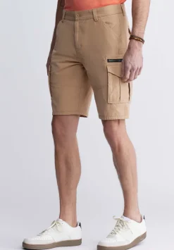 Hiero Men's Cargo Shorts, Tan - BM24270