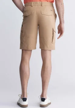 Hiero Men's Cargo Shorts, Tan - BM24270