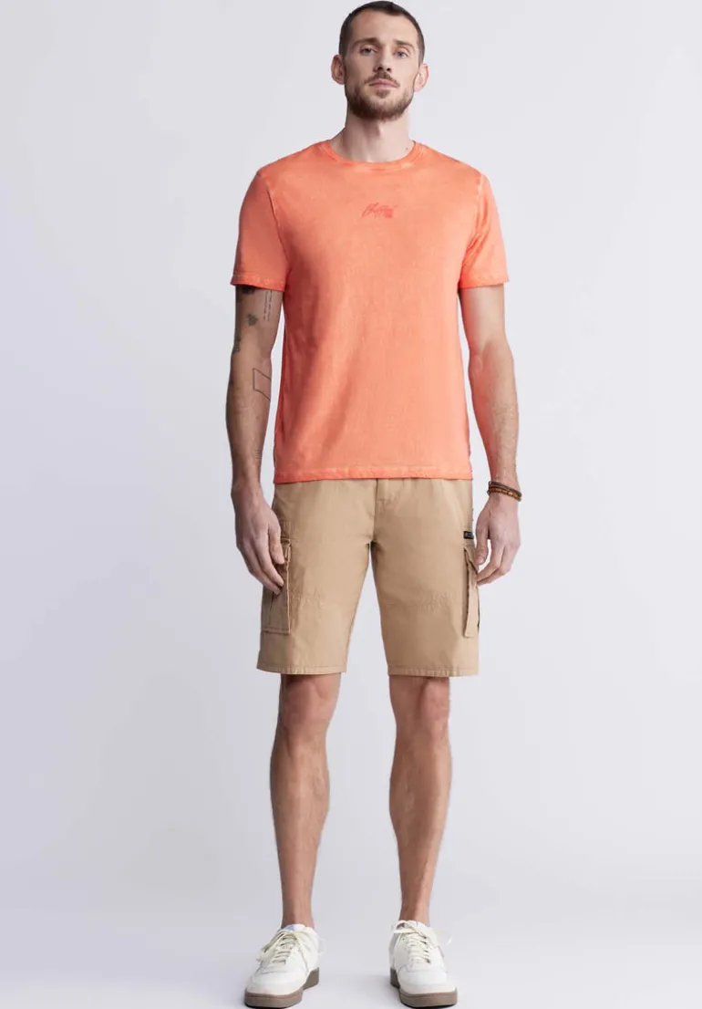 Hiero Men's Cargo Shorts, Tan - BM24270