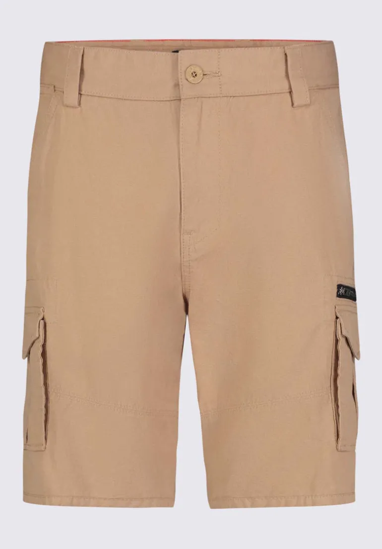 Hiero Men's Cargo Shorts, Tan - BM24270
