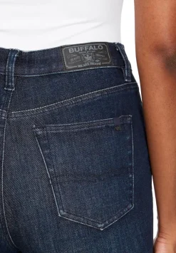 High Rise Flare Joplin Women's Jeans, Indigo Sanded - BL15998