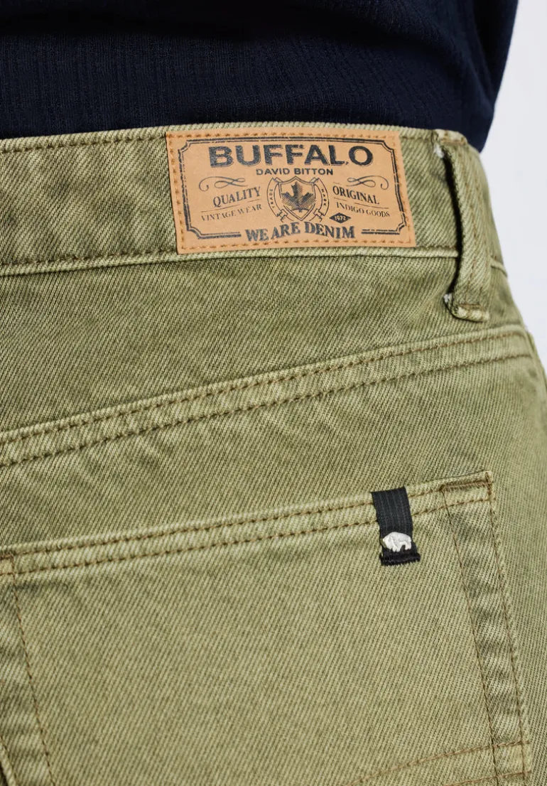 High Rise Relaxed Goldie Women's Shorts, Aloe Green - BL15963