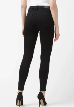 High Rise Skinny Skylar Women's Jeans, Black - BL15663