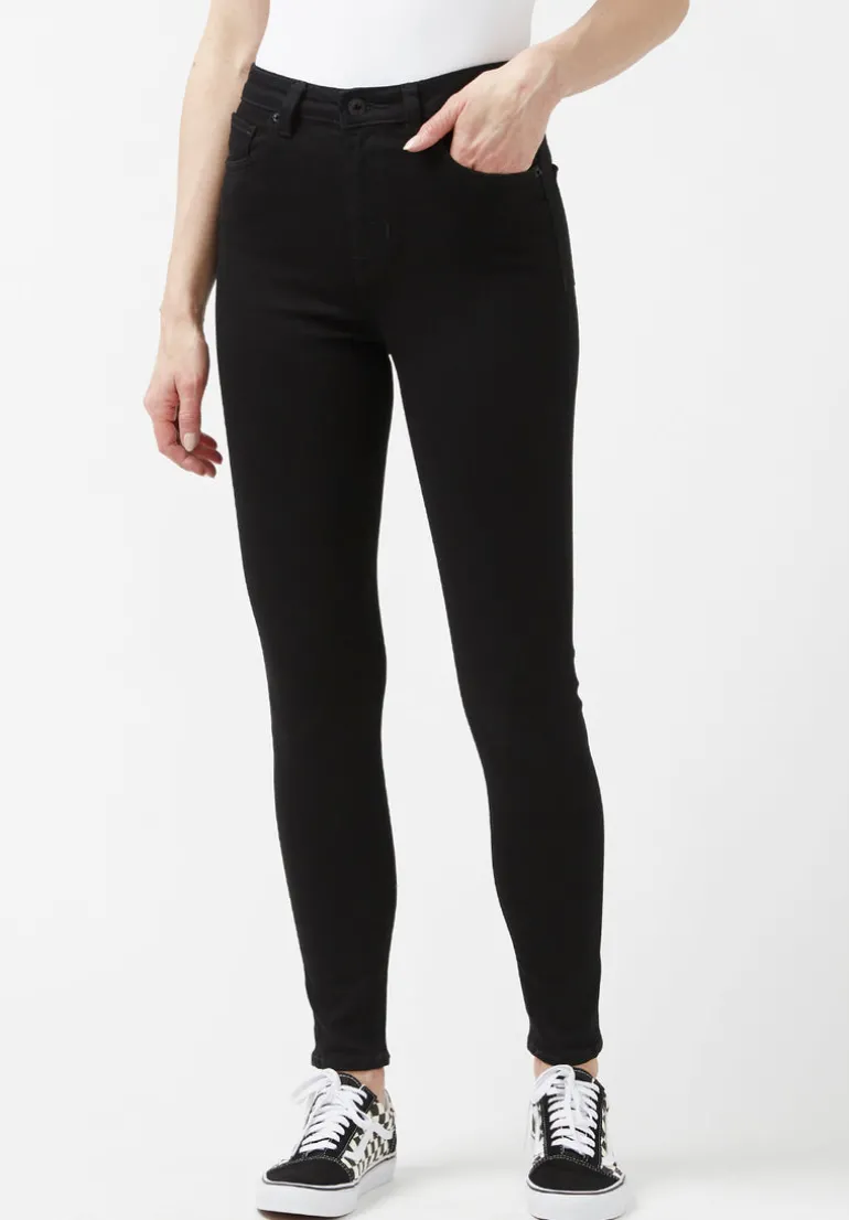 High Rise Skinny Skylar Women's Jeans, Black - BL15663