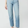 High Rise Straight Jayden Women's Jeans, Vintage Wash - BL15792