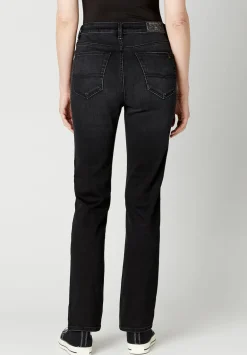 High Rise Straight Jayden Women's Jeans, Carbon - BL15834