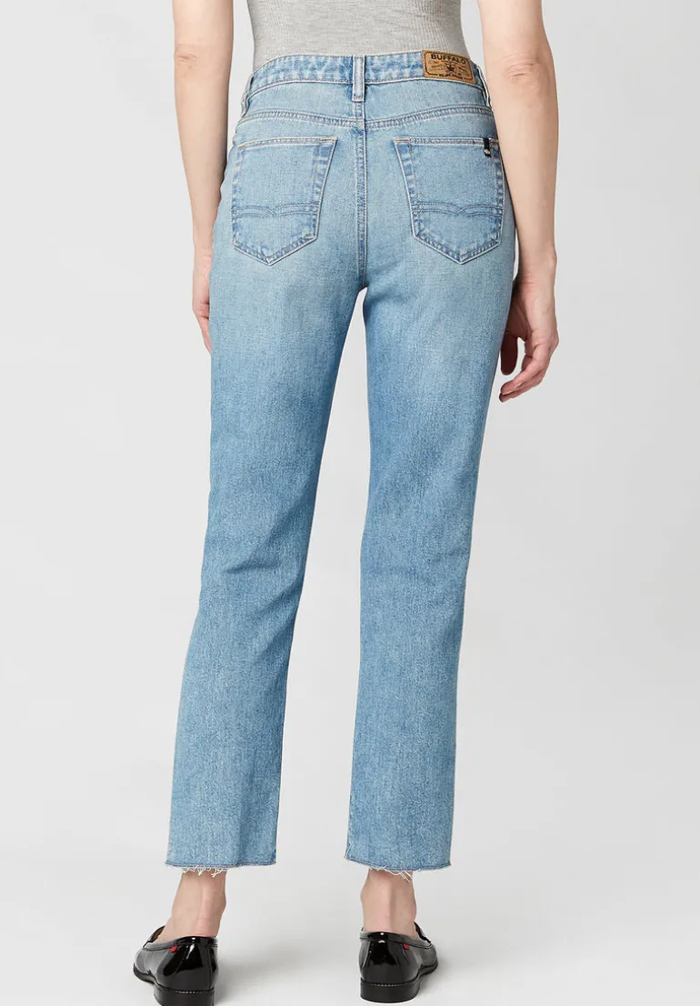 High Rise Straight Jayden Women's Jeans, Vintage Wash - BL15792