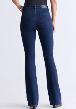 High-Rise Flare Joplin Women's Jeans, Indigo - BL15979