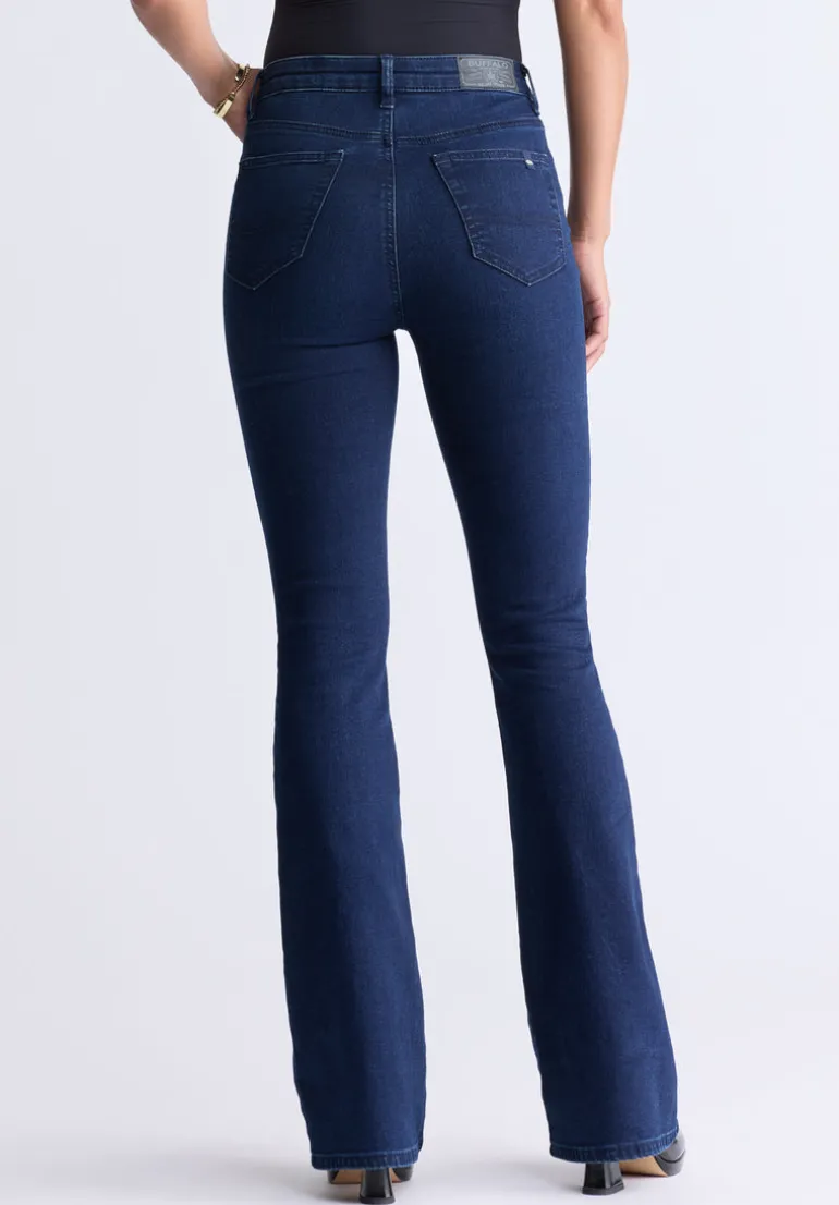 High-Rise Flare Joplin Women's Jeans, Indigo - BL15979