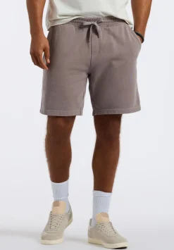 Hilston Men's Fleece Relaxed Shorts, Driftwood Brown - BM24536