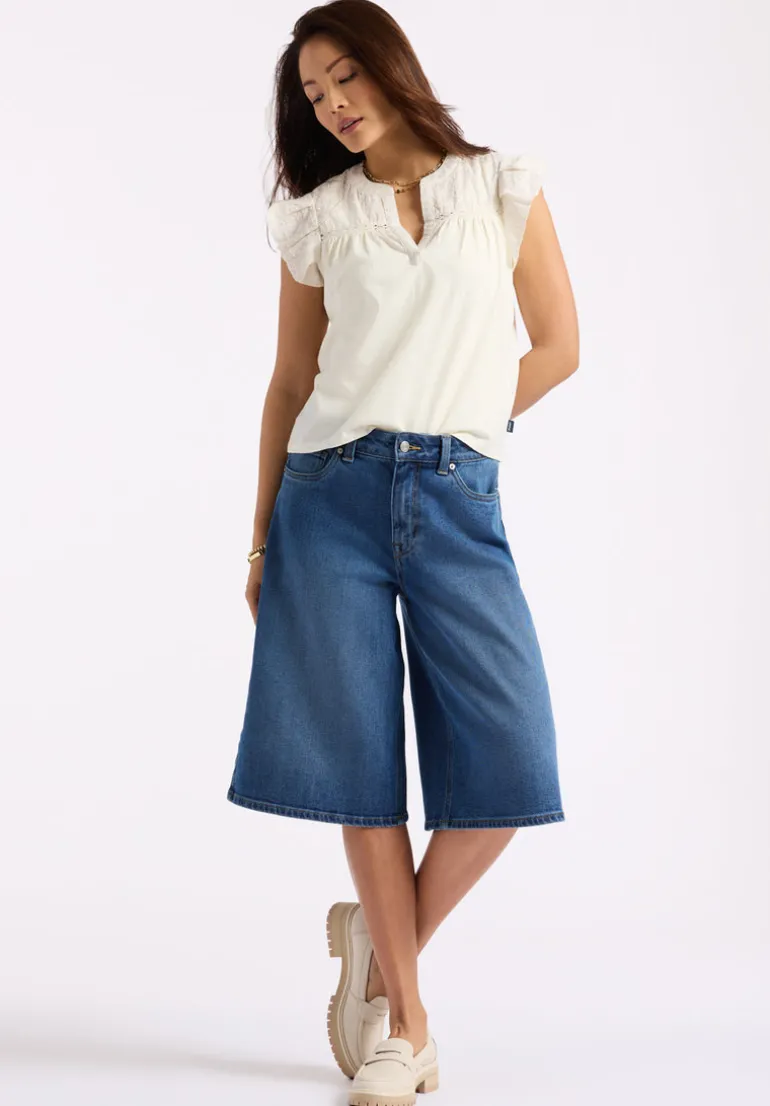 Jackie Women's Jorts, Authentic Indigo - BL16075