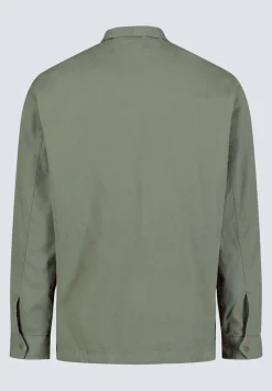 Jafom Men's Utility Jacket with Pockets, Army Green - BM24445