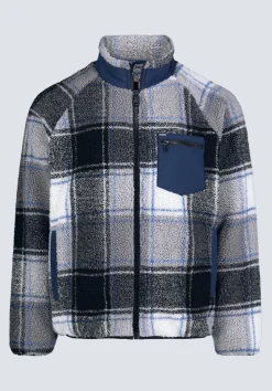Jaik Men's Sherpa Bomber Jacket, Midnight Blue - BM24490