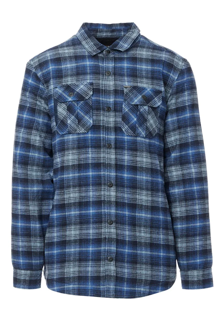 Jaral Men’s Shacket in Blue Plaid - BM24163