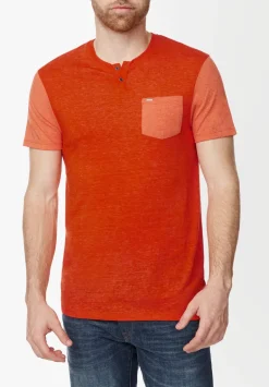 Kaddy Men’s Short-Sleeve Top in Orange - BM23991
