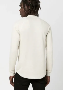 Kariver Henley Long Sleeve Henley in Milk - BM23368