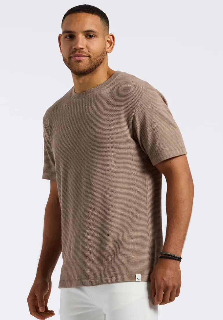 Karlton Men's Waffle-Knit Short-Sleeve Crewneck T-Shirt, Tuffet - BM24538