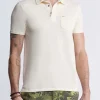 Kasper Men's Short-Sleeve Polo in White - BM24233