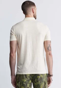 Kasper Men's Short-Sleeve Polo in White - BM24233