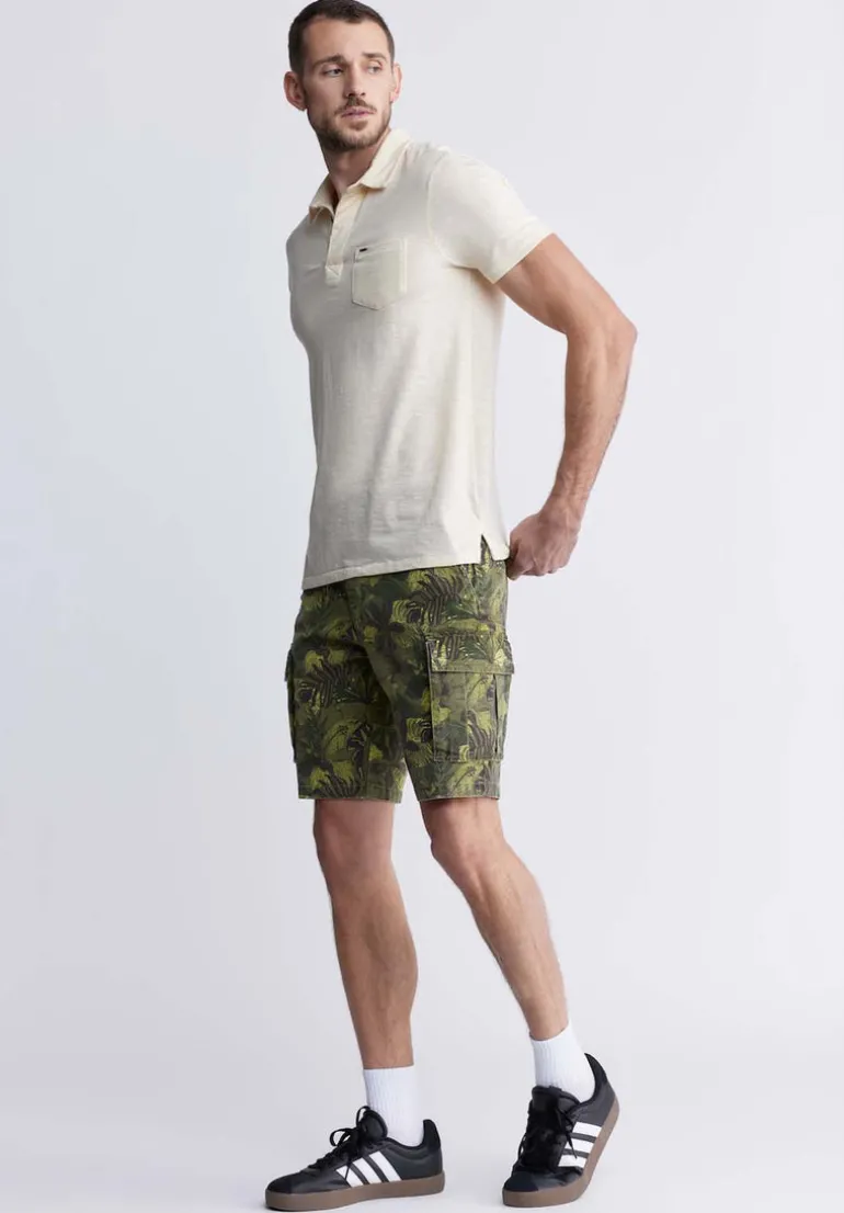 Kasper Men's Short-Sleeve Polo in White - BM24233