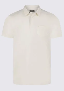 Kasper Men's Short-Sleeve Polo in White - BM24233