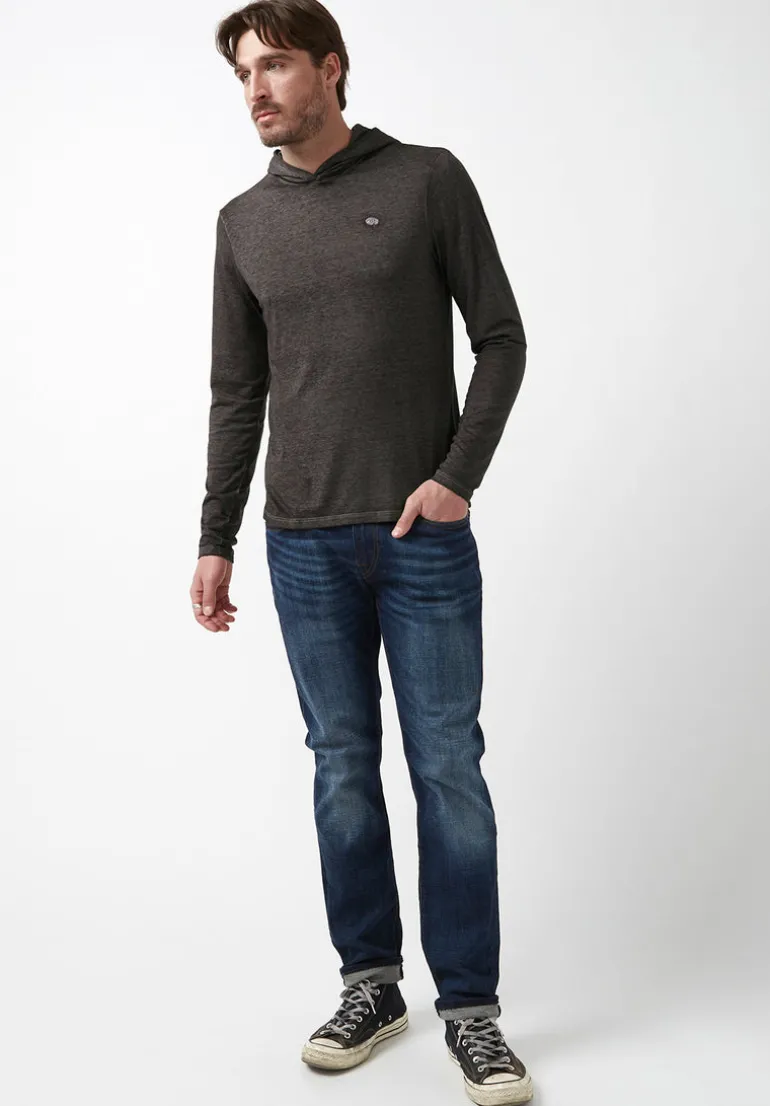 Kathim Men’s Long-Sleeve Top in Black - BM24051