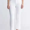 Kick Crop Kim Women's Jeans in White - BL15974