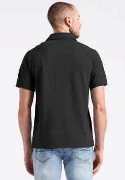 Kindell Men's Short-Sleeve Piqué Polo, Black - BM24608